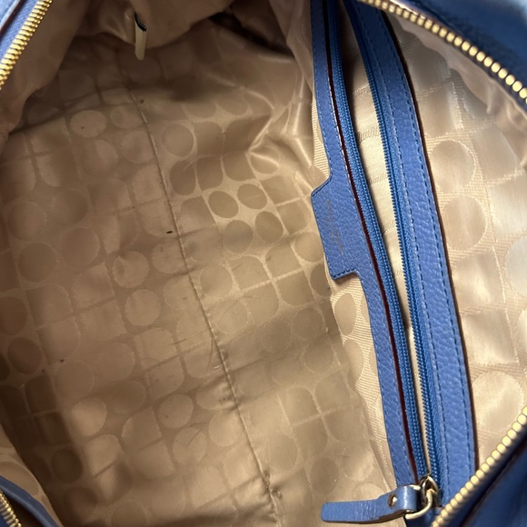 Blue leather Kate Spade Bag - Picture 7 of 9